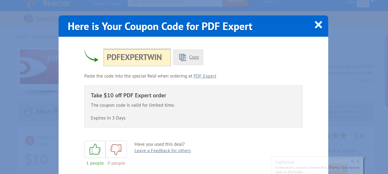 promo code for pdf erxpert mac